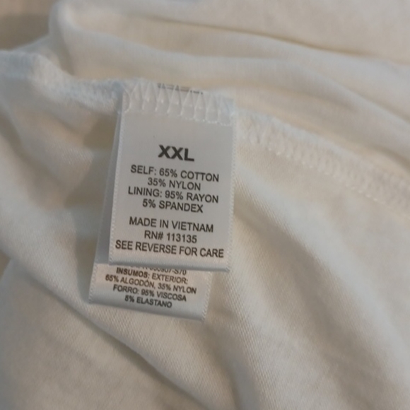 ❤️4/$20❤️  Leo & Nicole Off White Lace Blouse - Picture 5 of 6